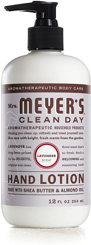 Photo 1 of 2 pack Mrs. Meyer's Hand Lotion for Dry Hands, Non-Greasy Moisturizer Made with Essential Oils, Cruelty Free Formula, Lavender Scent, 12 oz
