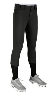 Photo 1 of CHAMPRO Youth Girls Tournament Traditional Low-Rise Polyester Softball Pant SIZE MEDIUM