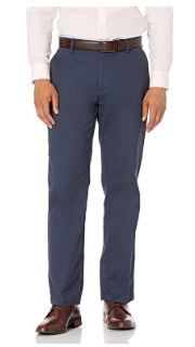 Photo 1 of Amazon Essentials Men's Classic-fit Wrinkle-Resistant Flat-Front Chino Pant 38 W X 30L