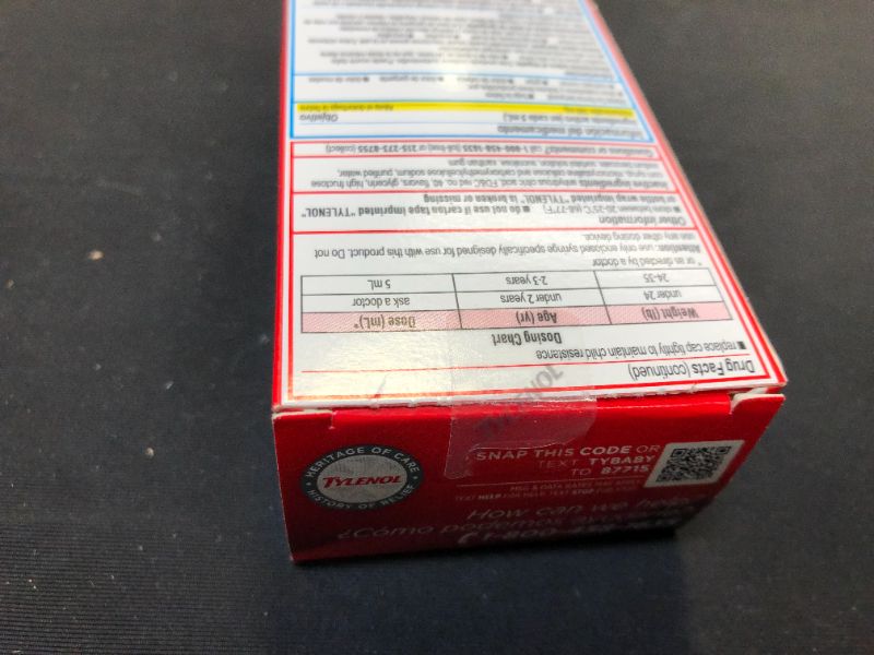 Photo 2 of Acetaminophen Liquid Medicine, Cherry Cherry2.0oz
Exp--03-2022