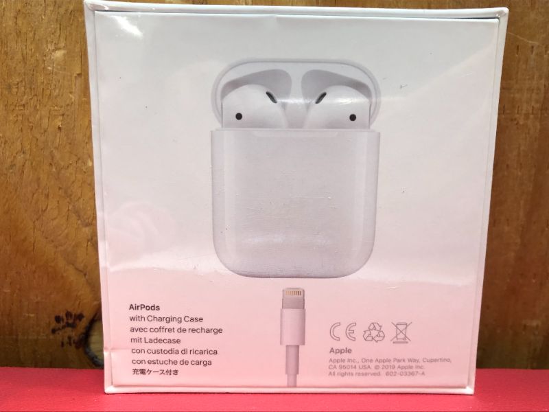Photo 2 of Apple - AirPods with Charging Case (2nd generation) - White  ***Brand new factory sealed***
