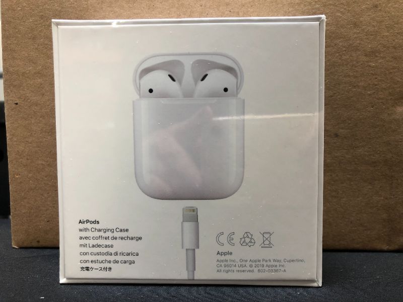 Photo 3 of Apple - AirPods with Charging Case (2nd generation) - White ***Brand new factory sealed***
