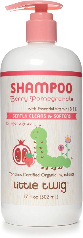 Photo 1 of  1 bottle Little Twig Berry Pomegranate Shampoo & Detangling Conditioner Bundle with Chamomile and Jojoba Oil, 8.5 fl. oz. each
