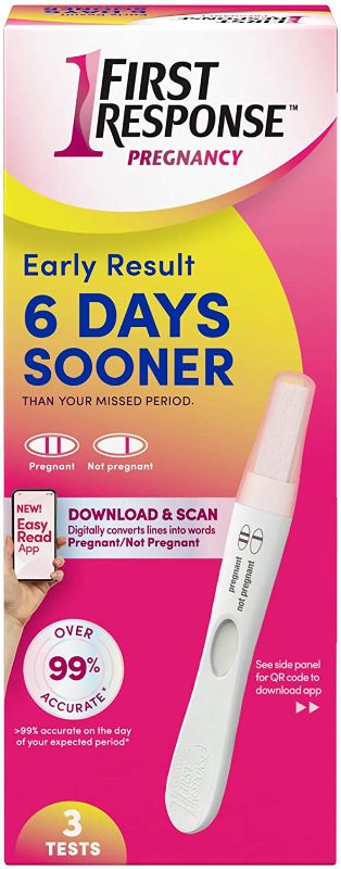 Photo 1 of First Response Early Result Pregnancy Test, 3 Count (Packaging & Test Design May Vary)