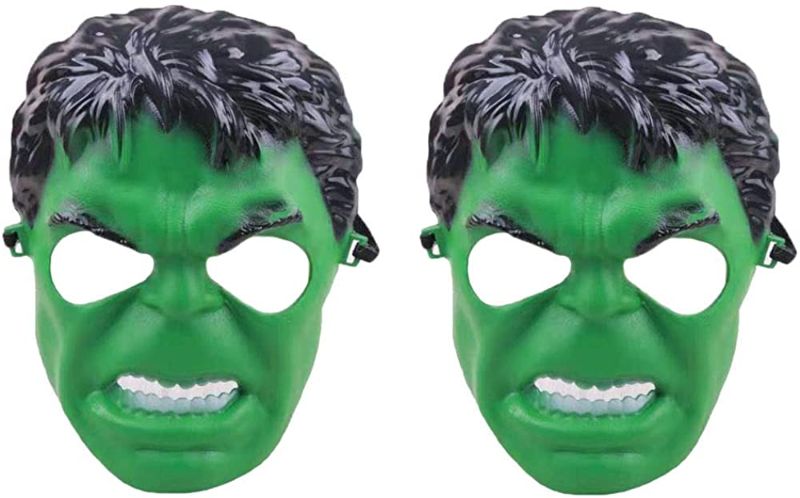 Photo 1 of Hulk Mask Halloween Party mask, Super hero Mask (2pcs)