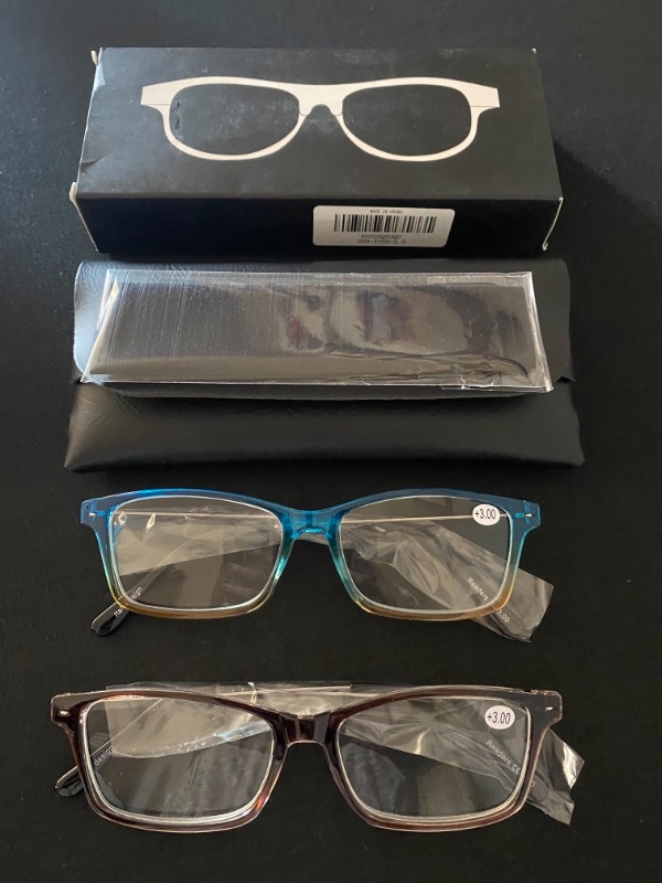 Photo 1 of 2 Pack Reading Glasses with Case