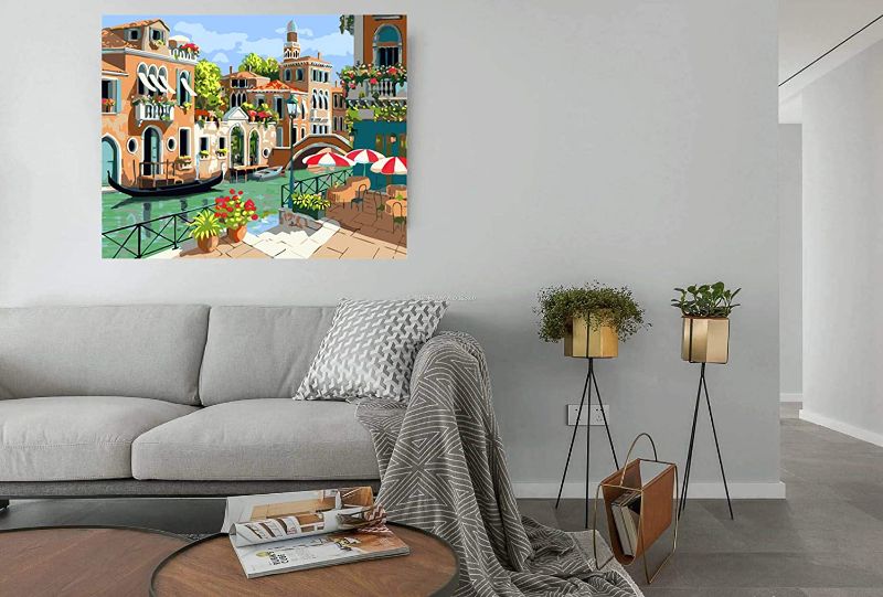 Photo 1 of Newsight DIY Oil Painting Paintworks Paint by Number for Kids and Adults (16" x 20"Dream Venice)