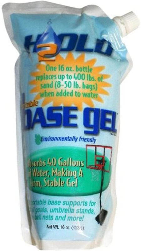 Photo 1 of BaseGel Basketball Goal Portable Bases Polymer, 16-Ounce