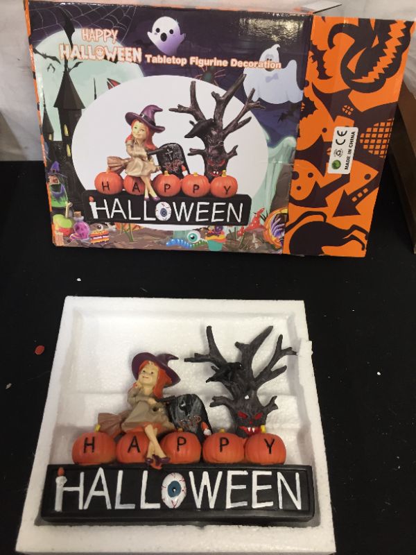 Photo 1 of Happy Halloween table top figurine decor  