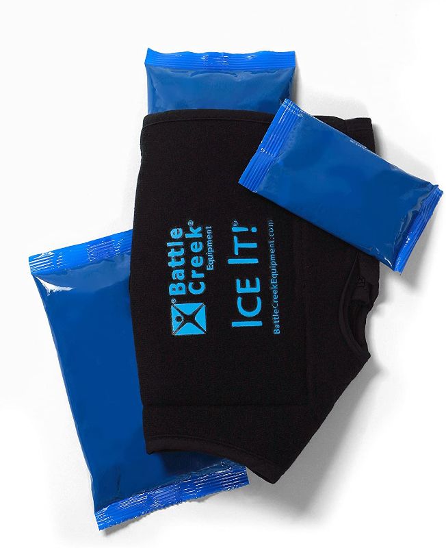 Photo 1 of Cold & Hot Therapy System Ice Pack Wrap for Ankle, Elbow and Foot - Ice It! MaxCOMFORT™ (Ankle/Elbow/Foot Design; 10 ½” x 13”) 