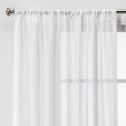 Photo 1 of Crushed Sheer Curtain Panel - Opalhouse™ 95"x42"
