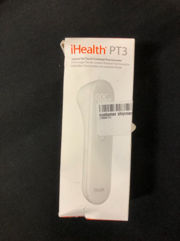 Photo 1 of iHealth Infrared No-Touch Forehead Thermometer