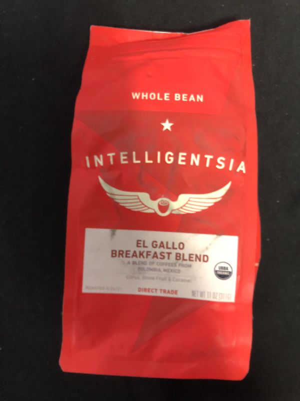 Photo 1 of Intelligentsia Organic El Gallo Breakfast Blend Coffee 12 oz. Bag EXP 8/2021