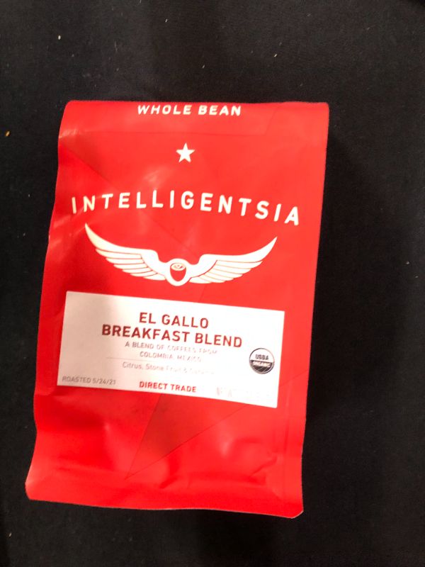 Photo 2 of Intelligentsia Organic El Gallo Breakfast Blend Coffee 12 oz. Bag EXP 8/2021