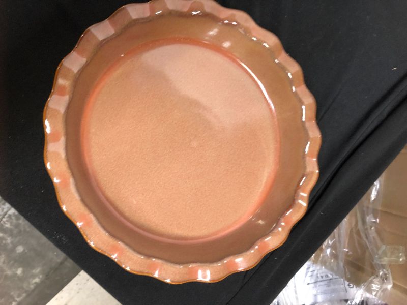 Photo 2 of 10" Stoneware Pie Pan Cream - Threshold™
