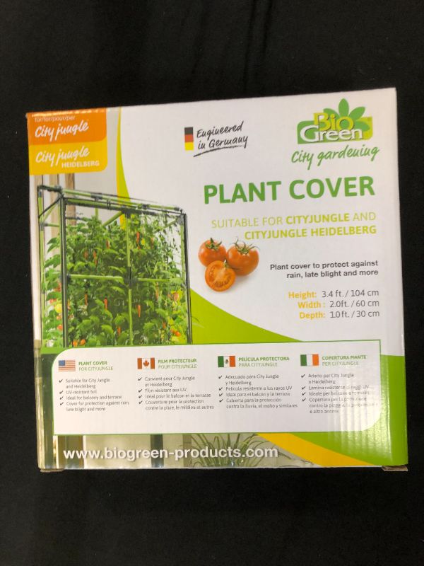 Photo 2 of Bio Green JGL-C City Jungle Cover Plant Support, Transparent
