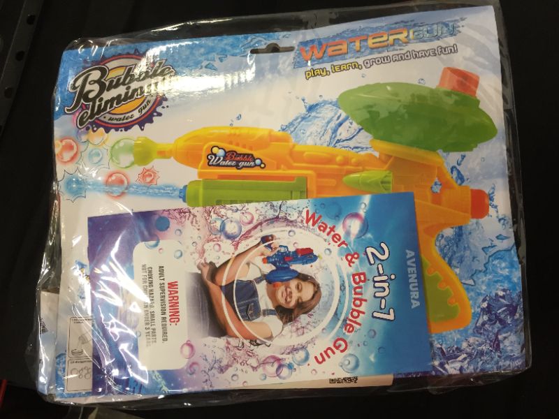 Photo 2 of (2 Pack) Bubble Gun and Water Gun for Kids