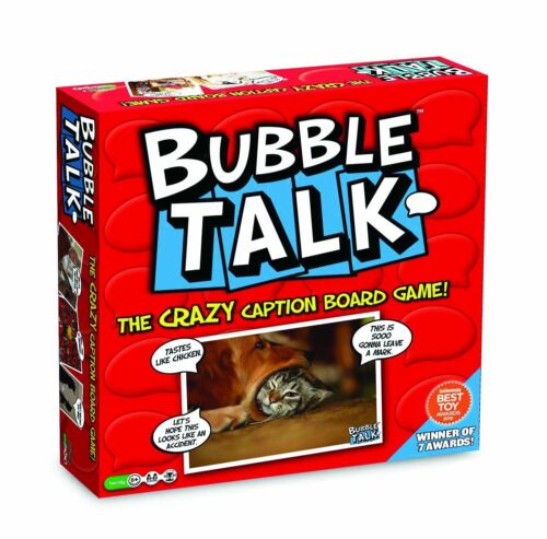 Photo 1 of BUBBLE TALK THE CRAZY CAPTION BOARD GAME - UNIVERSITY GAMES