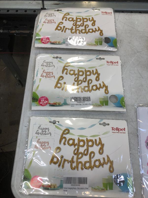 Photo 1 of HAPPY BIRTHDAY DECORATIONS 3 PACK 