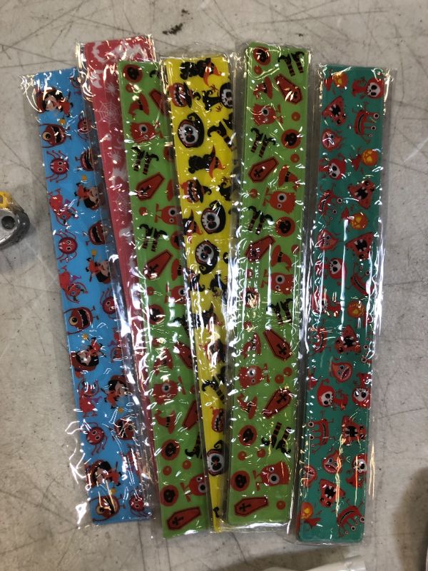 Photo 1 of HALLOWEEN SLAP BRACELET  THREE 24 PACKS 