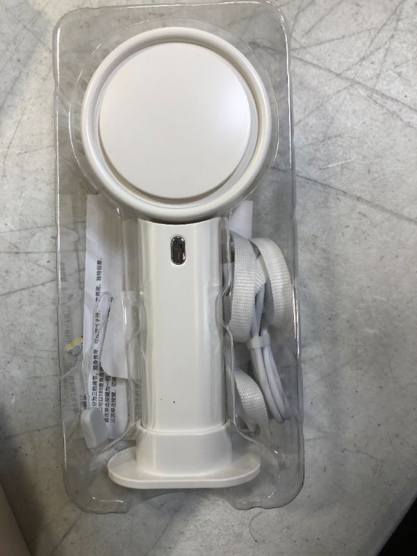 Photo 1 of Bladeless Personal Handheld Fan Mini Portable Desktop Fan 2000 mAh Battery Fast Charging USB Power Supply 3 Speeds Quiet Hung Around the Neck Fan Suitable for Outdoor Travel Office Bedroom
