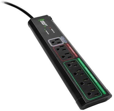 Photo 1 of Smart Strip ECG-7MVR Energy Saving Surge Protector with Autoswitching Technology, 7 Outlet
