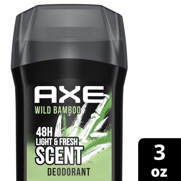 Photo 1 of 4 PACK Axe Light Scents Wild Bamboo Aluminum-Free Deodorant for Men 3 Oz.
