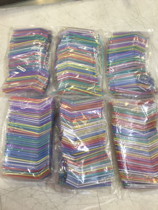 Photo 3 of 1500 Rainbow Dental Air Water Syringe Tips, Disposable Spray Nozzles, 6 Bags of 250