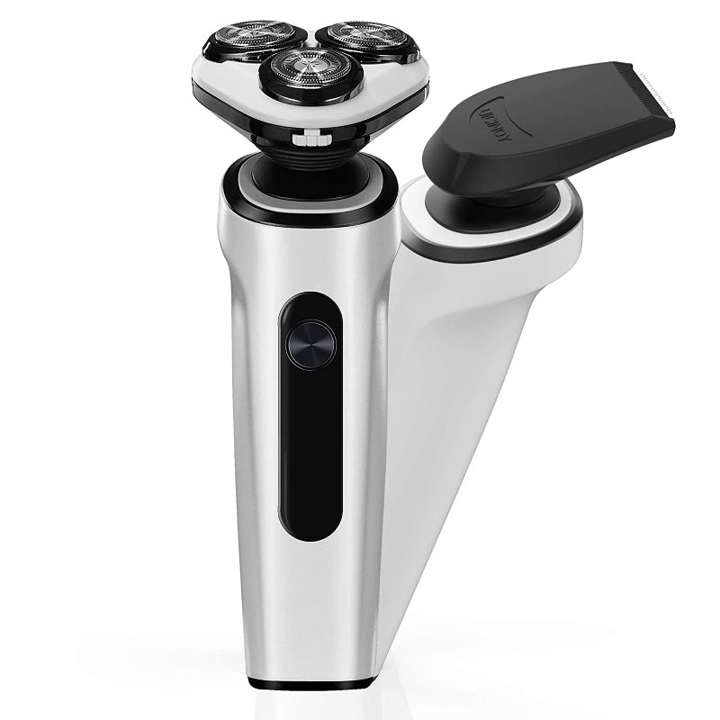 Photo 1 of Electric Razor Shaver for Men Wet Dry IPX7 Waterproof Mens Rotary Shavers with Beard Trimmer Type-C 