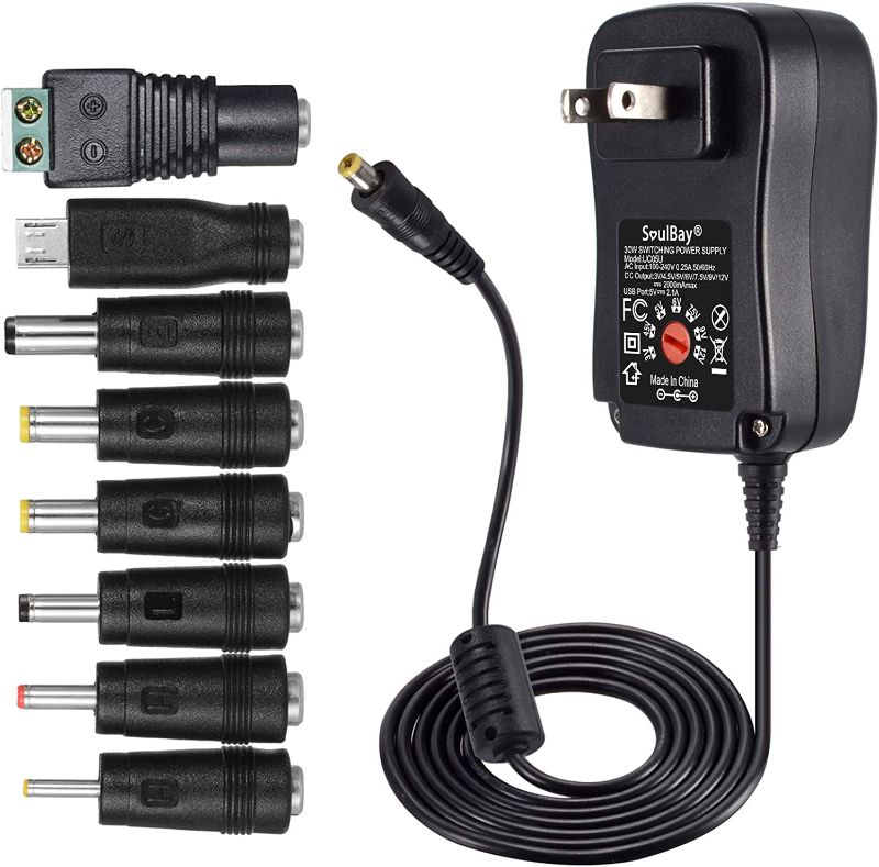 Photo 1 of SoulBay 30W Universal AC/DC Adapter