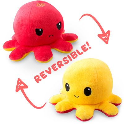 Photo 1 of TeeTurtle Reversible Octopus Plushie 