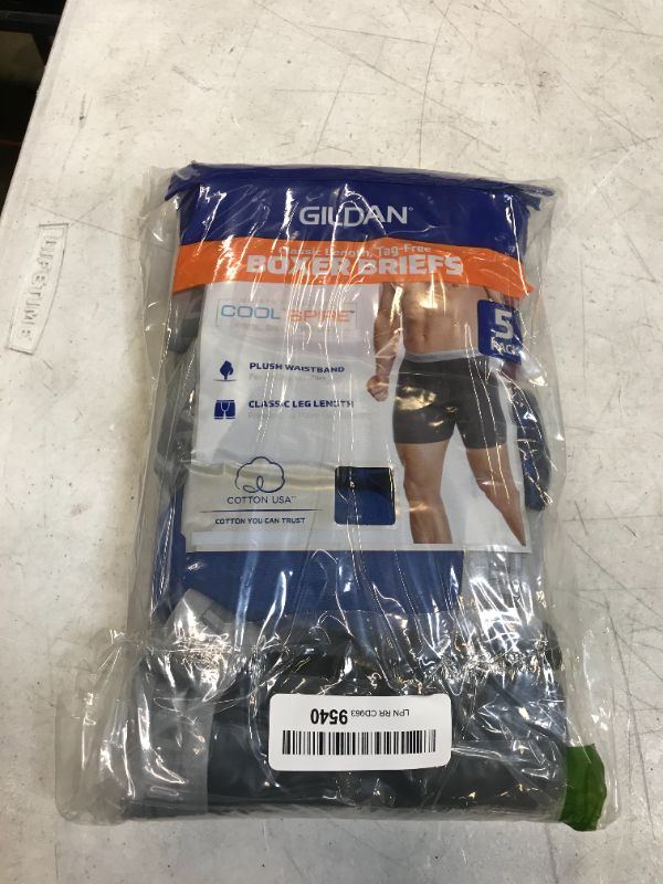 Photo 2 of Gildan Men's Regular Leg Boxer Briefs, Multipack