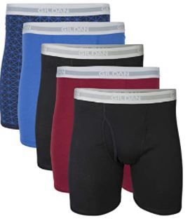 Photo 1 of Gildan Men's Regular Leg Boxer Briefs, Multipack