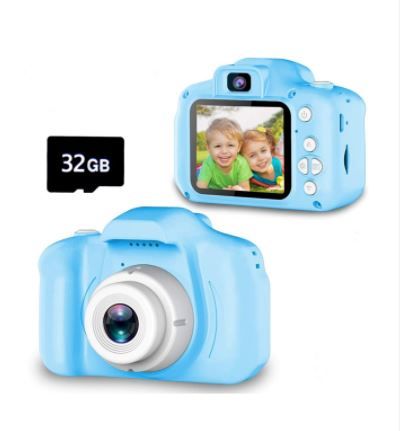 Photo 1 of Seckton Upgrade Kids Selfie Camera, Christmas Birthday Gifts for Boys Age 3-9, HD Digital Video Cameras for Toddler, Portable Toy for 3 4 5 6 7 8 Year Old Boy with 32GB SD Card-Blue