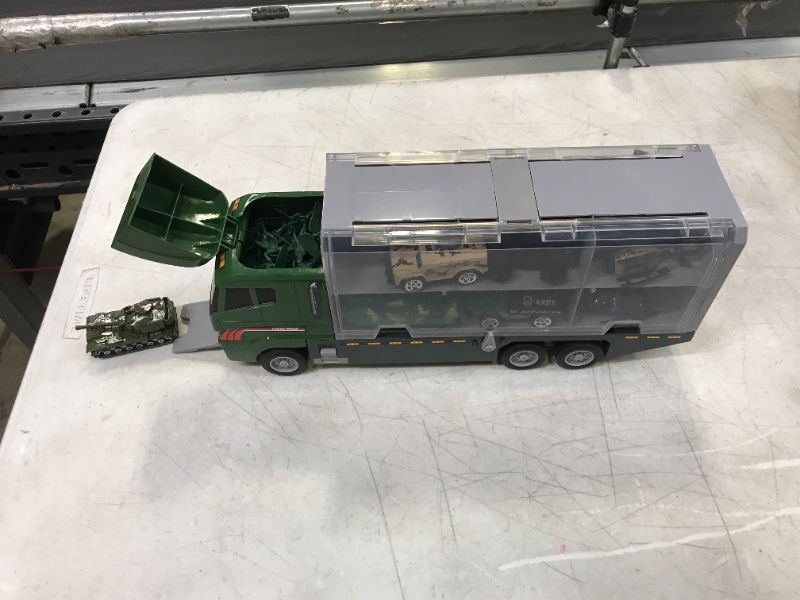 Photo 1 of kids toy army truck 