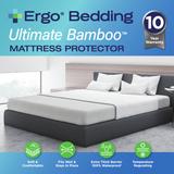 Photo 1 of Ergo Bedding Ultimate Bamboo Mattress Protector-Waterproof-Hypoallergenic-Vinyl Free, Ultra Soft Breathable