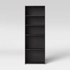 Photo 1 of 5 Shelf Bookcase - Room Essentials™ BLACK
