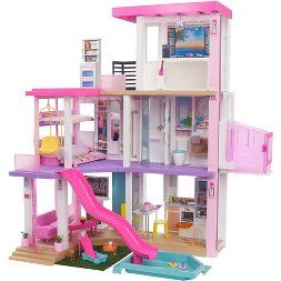 Photo 1 of Barbie DreamHouse Dollhouse with Pool, Slide, Elevator, Lights & Sounds 3.75'