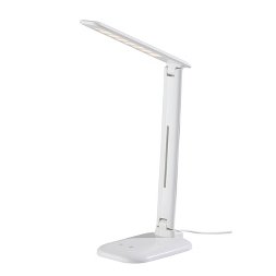 Photo 1 of Dimmable Desk Lamp with Straight Neck (Includes LED Light Bulb) - Adesso WHITE
