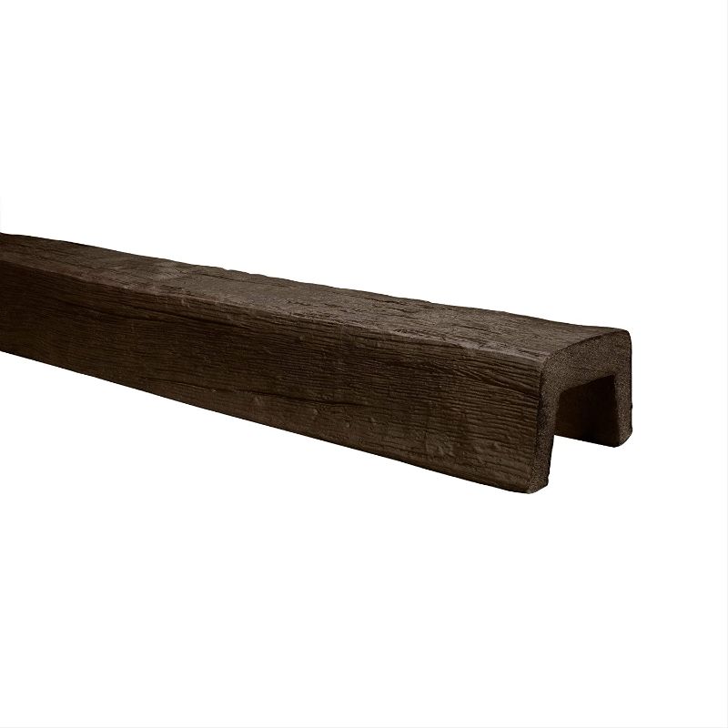 Photo 1 of 2 COUNT Architectural Products by Outwater 3P5.29.00021 Modern Faux Wood Beam, Walnut
