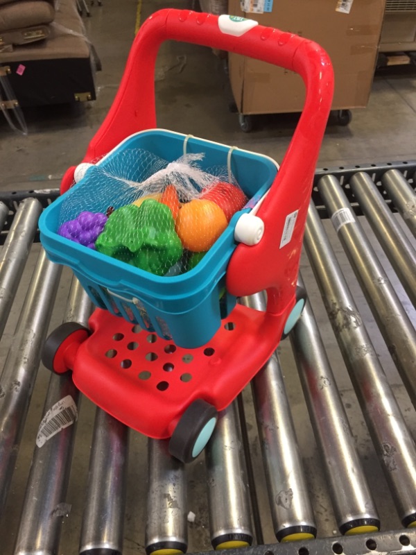 Photo 2 of B. play - Shopping Cart & Play Food - Shop & Glow Toy Cart