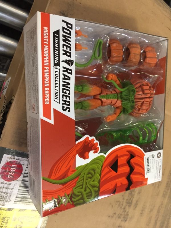 Photo 1 of Power Rangers Lightning Collection Monsters Mighty Morphin Pumpkin Rapper 8-Inch Premium Collectible Action Figure Toy with Accessories
