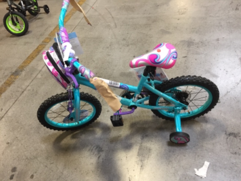 Photo 2 of Dynacraft 16" Twilight Girls Bike with Dipped Paint Effect, Blue/Purple
