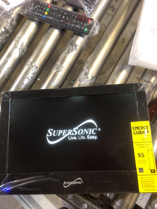 Photo 4 of Supersonic SC-1311 13.3-Inch 1080p LED Widescreen HDTV with HDMI Input (AC/DC Compatible) tv is password activated
