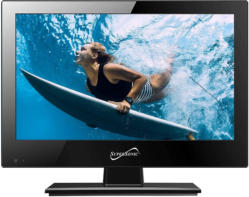 Photo 1 of Supersonic SC-1311 13.3-Inch 1080p LED Widescreen HDTV with HDMI Input (AC/DC Compatible) tv is password activated
