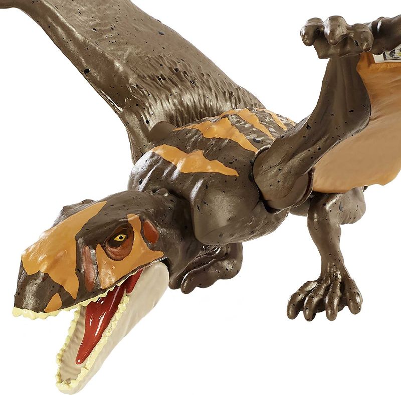 Photo 1 of Jurassic World Wild Pack Dimorphodon Camp Cretaceous Pterosaur Dinosaur Action Figure Toy with Movable Joints, Realistic Sculpting & Attack Feature, Kids Ages 3 Years & Older
