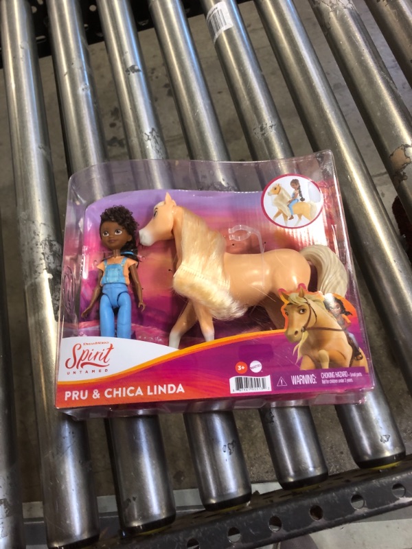 Photo 2 of Mattel - Spirit Doll & Horse PRU and Chica Linda
