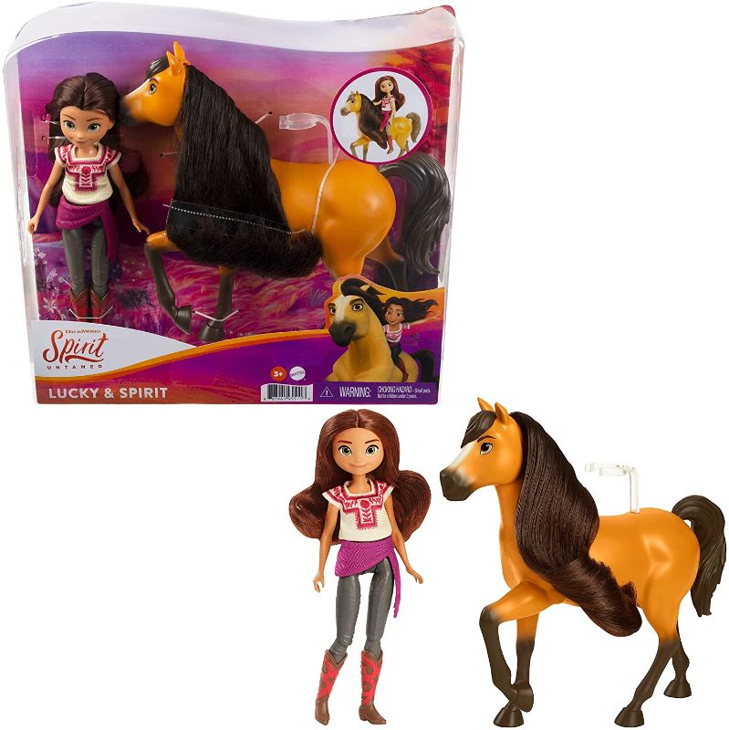 Photo 1 of Mattel - Spirit Doll & Horse Lucky and Spirit
