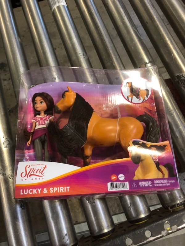 Photo 1 of Mattel - Spirit Doll & Horse Lucky and Spirit
