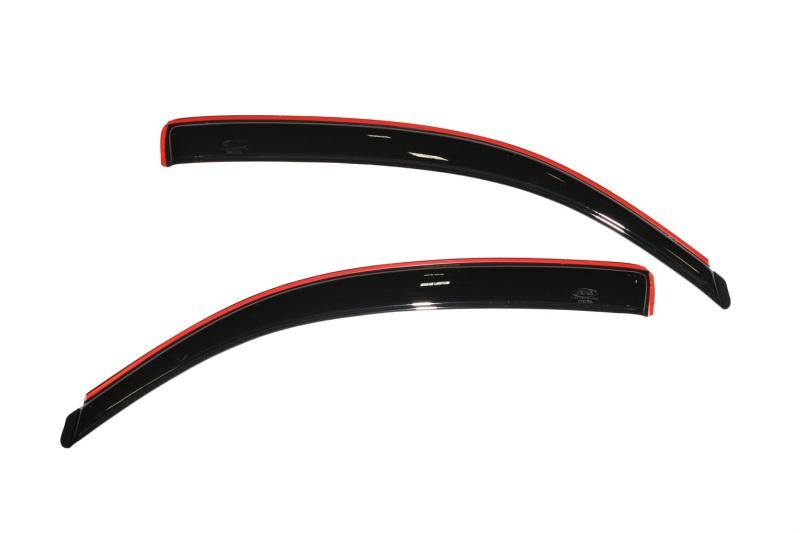 Photo 1 of AVS 05-15 TOYOTA TACOMA ACCESS CAB VENTVISOR IN-CHANNEL WINDOW DEFLECTORS 2PC - SMOKE
